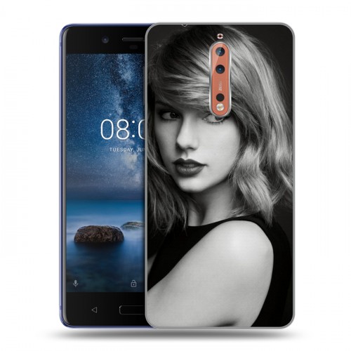 Дизайнерский пластиковый чехол для Nokia 8