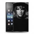 Дизайнерский пластиковый чехол для Sony Xperia acro S