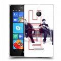 Дизайнерский пластиковый чехол для Microsoft Lumia 435