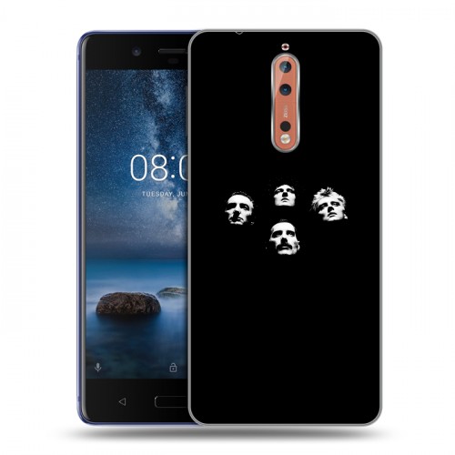 Дизайнерский пластиковый чехол для Nokia 8