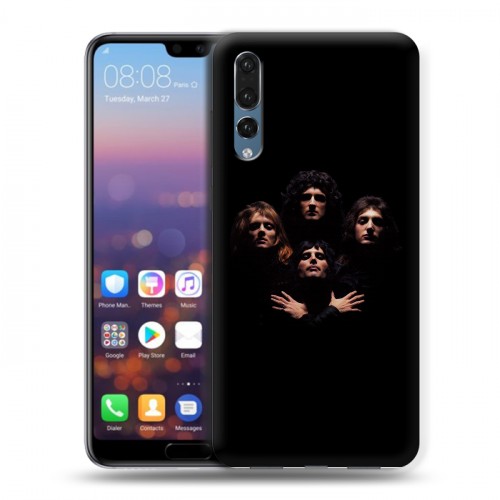 Дизайнерский силиконовый с усиленными углами чехол для Huawei P20 Pro