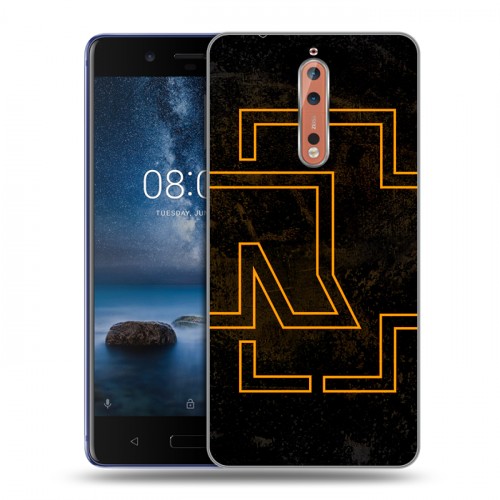 Дизайнерский пластиковый чехол для Nokia 8