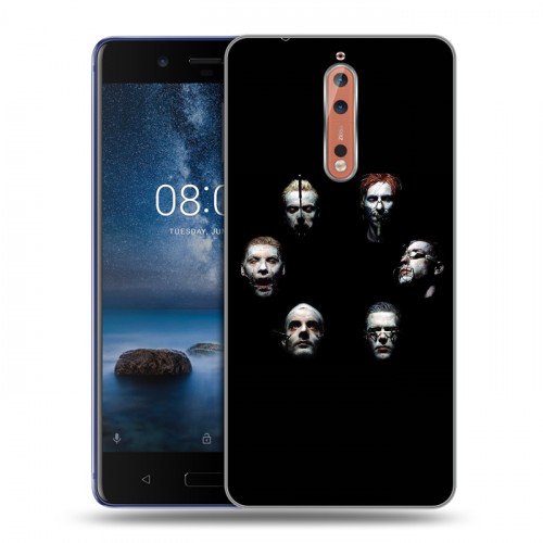 Дизайнерский пластиковый чехол для Nokia 8