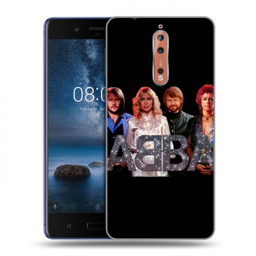 Дизайнерский пластиковый чехол для Nokia 8