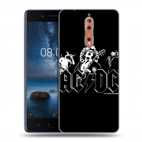 Дизайнерский пластиковый чехол для Nokia 8