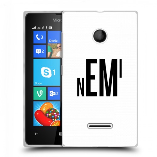 Дизайнерский пластиковый чехол для Microsoft Lumia 435