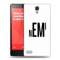 Дизайнерский силиконовый чехол для Xiaomi RedMi Note