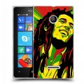 Дизайнерский пластиковый чехол для Microsoft Lumia 435 Боб Марли