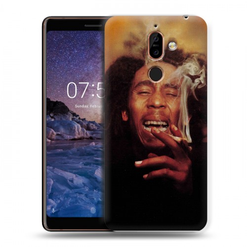 Дизайнерский пластиковый чехол для Nokia 7 Plus Боб Марли