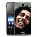 Дизайнерский пластиковый чехол для Sony Xperia TX Боб Марли