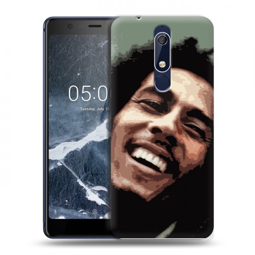 Дизайнерский пластиковый чехол для Nokia 5.1 Боб Марли