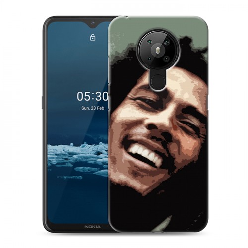 Дизайнерский пластиковый чехол для Nokia 5.3 Боб Марли