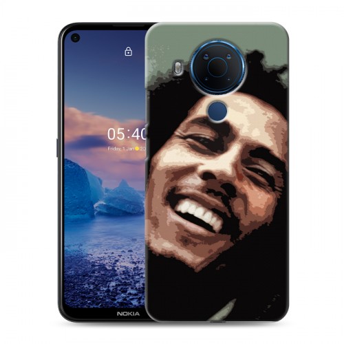 Дизайнерский силиконовый чехол для Nokia 5.4 Боб Марли