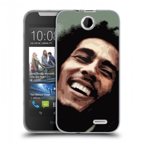 Дизайнерский силиконовый чехол для HTC Desire 310 Боб Марли