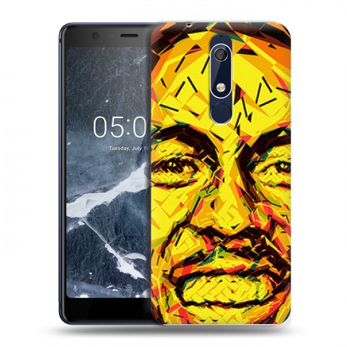 Дизайнерский пластиковый чехол для Nokia 5.1 Боб Марли