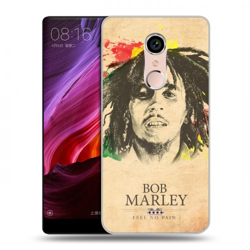 Дизайнерский силиконовый чехол для BQ Strike Selfie Max Боб Марли