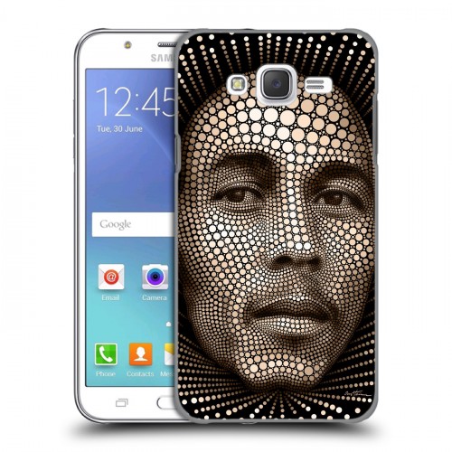 Дизайнерский пластиковый чехол для Samsung Galaxy J5 Боб Марли