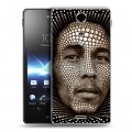 Дизайнерский пластиковый чехол для Sony Xperia TX Боб Марли