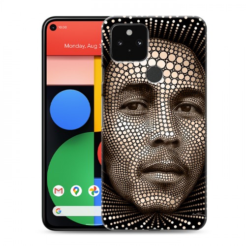 Дизайнерский пластиковый чехол для Google Pixel 5 Боб Марли