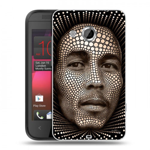 Дизайнерский пластиковый чехол для HTC Desire 200 Боб Марли