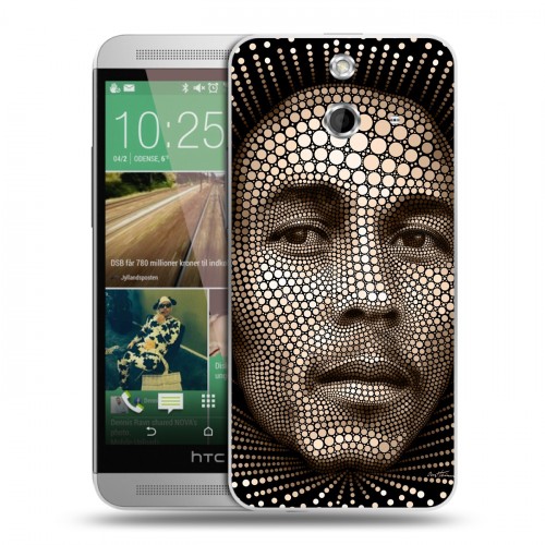 Дизайнерский пластиковый чехол для HTC One E8 Боб Марли