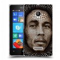 Дизайнерский пластиковый чехол для Microsoft Lumia 435 Боб Марли