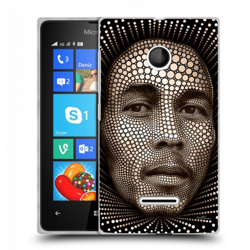 Дизайнерский пластиковый чехол для Microsoft Lumia 435 Боб Марли