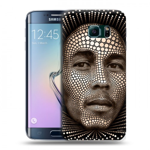 Дизайнерский пластиковый чехол для Samsung Galaxy S6 Edge Боб Марли