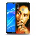 Дизайнерский пластиковый чехол для Huawei Y6 (2019) Боб Марли