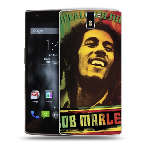 Дизайнерский силиконовый чехол для OnePlus One Боб Марли