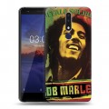 Дизайнерский силиконовый чехол для Nokia 3.1 Plus Боб Марли