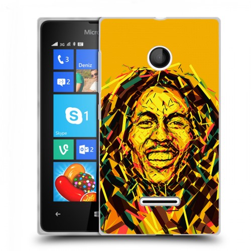 Дизайнерский пластиковый чехол для Microsoft Lumia 435 Боб Марли