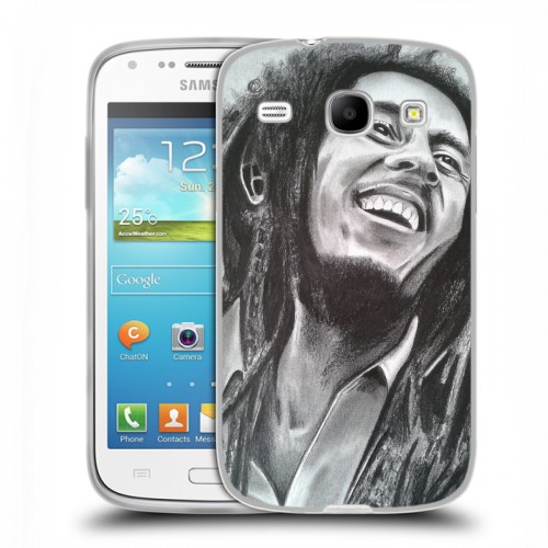 Дизайнерский силиконовый чехол для Samsung Galaxy Core Боб Марли