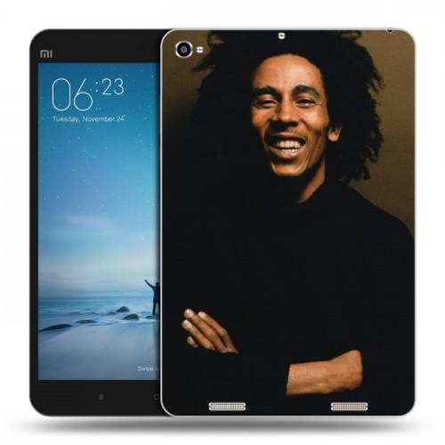 Дизайнерский силиконовый чехол для Xiaomi Mi Pad 2 Боб Марли
