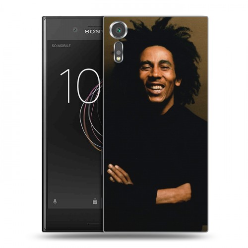 Дизайнерский пластиковый чехол для Sony Xperia XZs Боб Марли