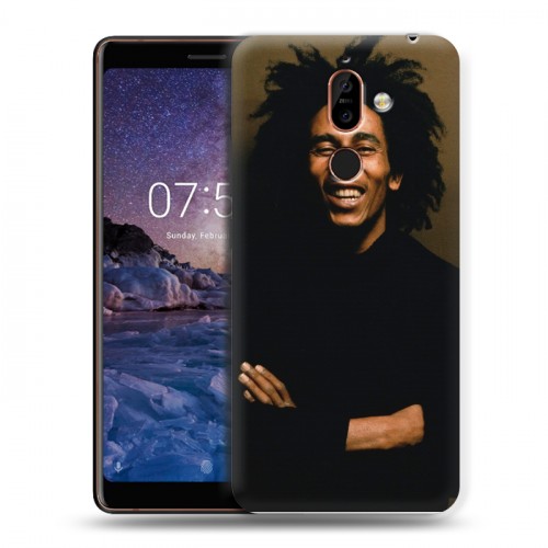 Дизайнерский пластиковый чехол для Nokia 7 Plus Боб Марли