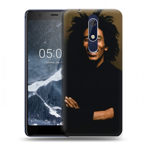 Дизайнерский пластиковый чехол для Nokia 5.1 Боб Марли