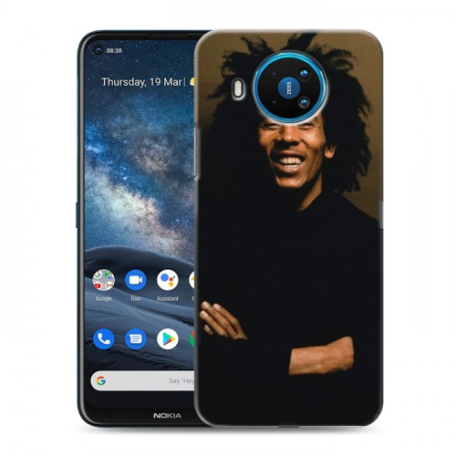 Дизайнерский силиконовый чехол для Nokia 8.3 Боб Марли