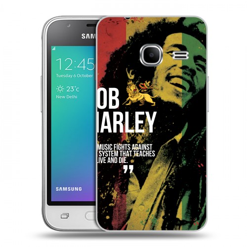 Дизайнерский силиконовый чехол для Samsung Galaxy J1 mini (2016) Боб Марли