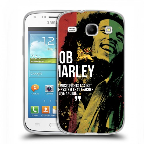 Дизайнерский пластиковый чехол для Samsung Galaxy Core Боб Марли