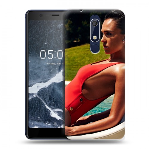 Дизайнерский пластиковый чехол для Nokia 5.1