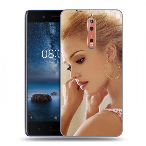 Дизайнерский пластиковый чехол для Nokia 8