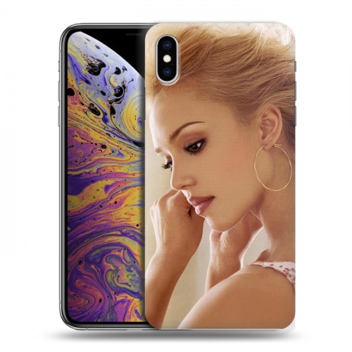 Дизайнерский силиконовый чехол для Iphone Xs Max