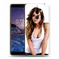 Дизайнерский пластиковый чехол для Nokia 7 Plus Джессика Альба