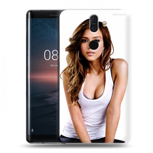 Дизайнерский пластиковый чехол для Nokia 8 Sirocco Джессика Альба