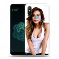 Дизайнерский силиконовый чехол для Xiaomi Mi A2 Джессика Альба