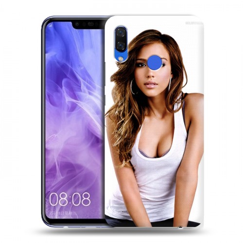 Дизайнерский пластиковый чехол для Huawei Nova 3i Джессика Альба