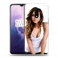 Дизайнерский пластиковый чехол для OnePlus 7 Джессика Альба