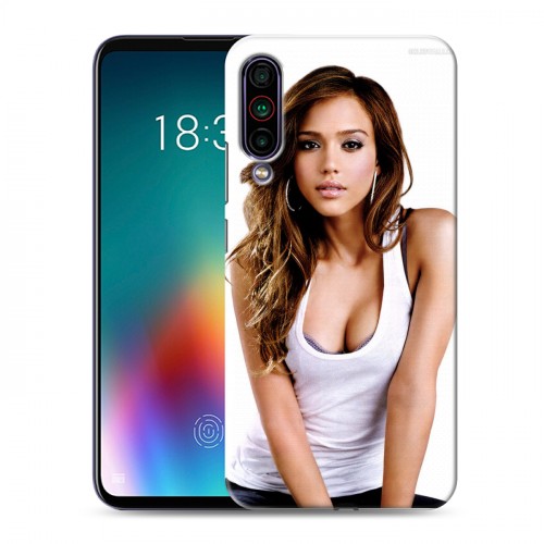 Дизайнерский силиконовый чехол для Meizu 16T Джессика Альба