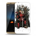 Дизайнерский пластиковый чехол для ZTE Axon 7 Дэдпул